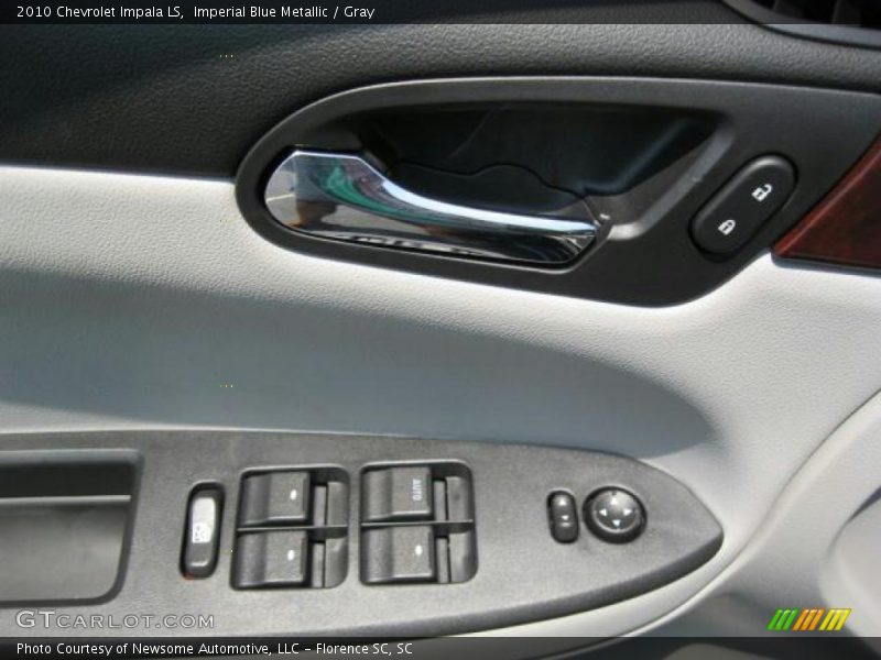 Imperial Blue Metallic / Gray 2010 Chevrolet Impala LS