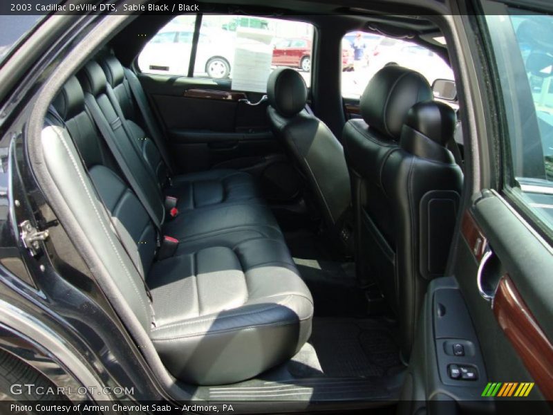 Sable Black / Black 2003 Cadillac DeVille DTS
