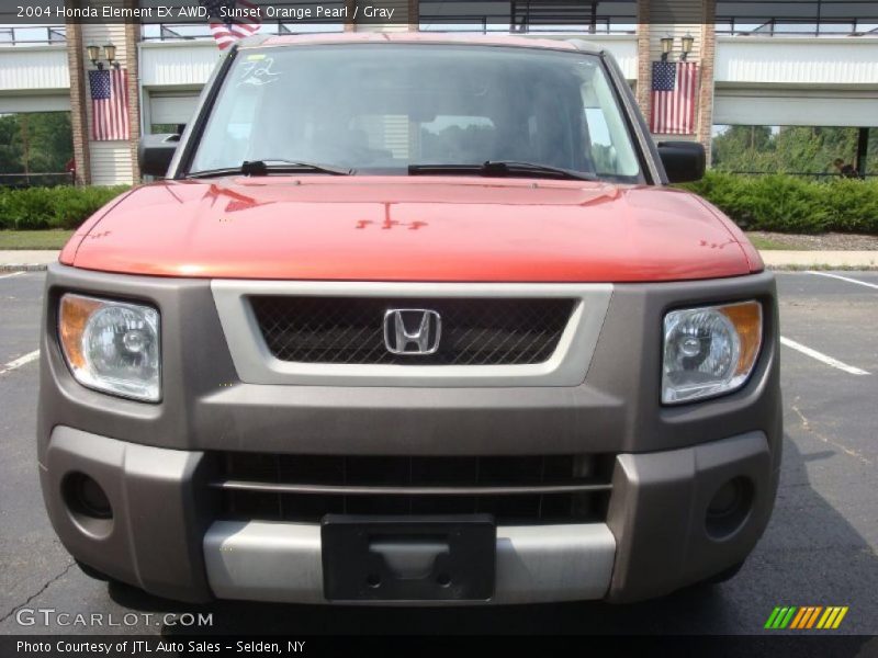 Sunset Orange Pearl / Gray 2004 Honda Element EX AWD
