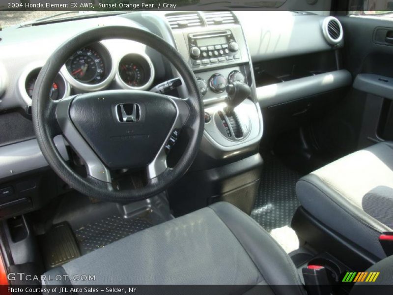 Sunset Orange Pearl / Gray 2004 Honda Element EX AWD