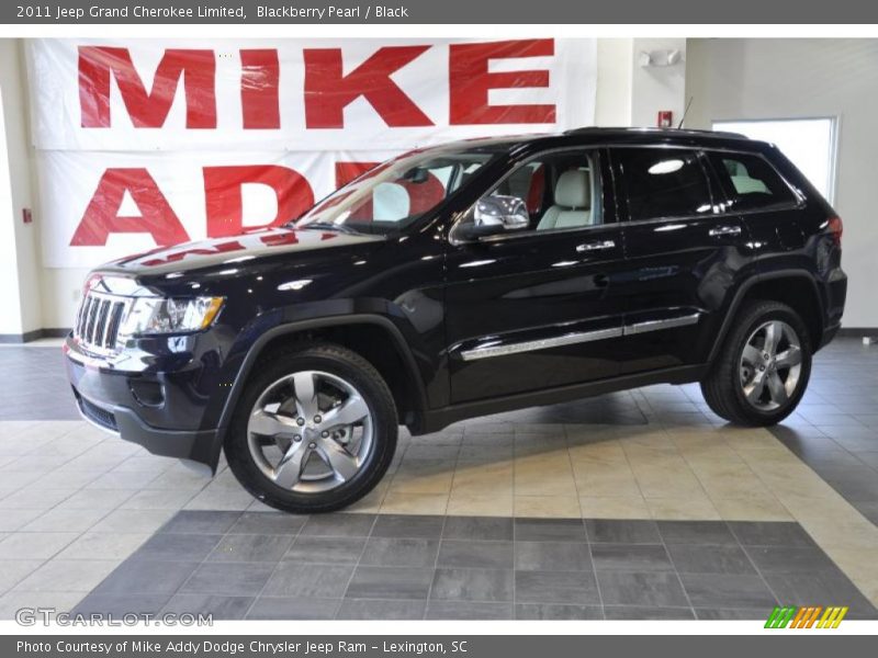 Blackberry Pearl / Black 2011 Jeep Grand Cherokee Limited