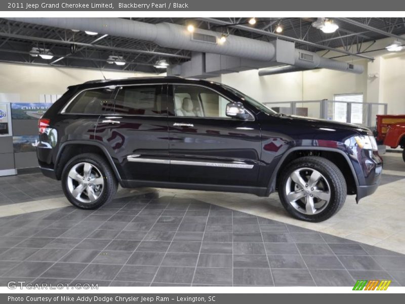 Blackberry Pearl / Black 2011 Jeep Grand Cherokee Limited