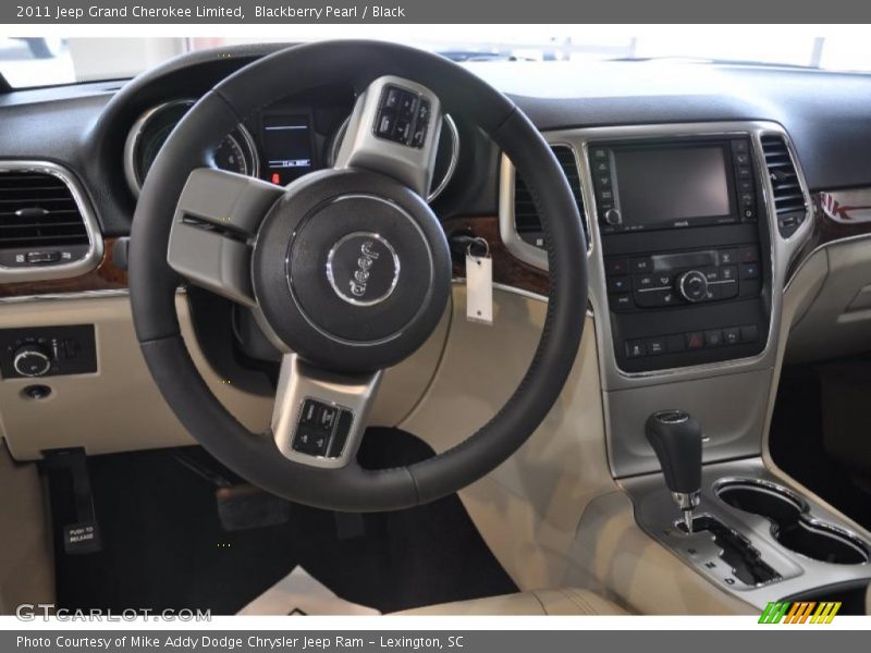 Blackberry Pearl / Black 2011 Jeep Grand Cherokee Limited