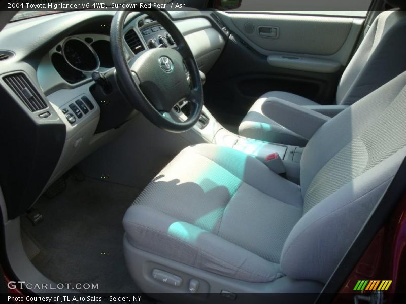 Sundown Red Pearl / Ash 2004 Toyota Highlander V6 4WD
