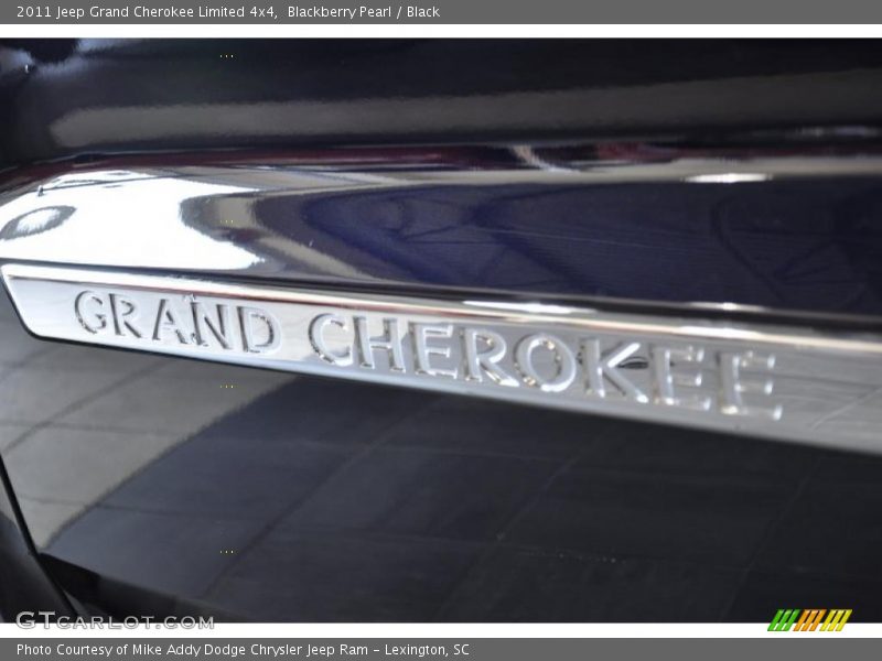 Blackberry Pearl / Black 2011 Jeep Grand Cherokee Limited 4x4