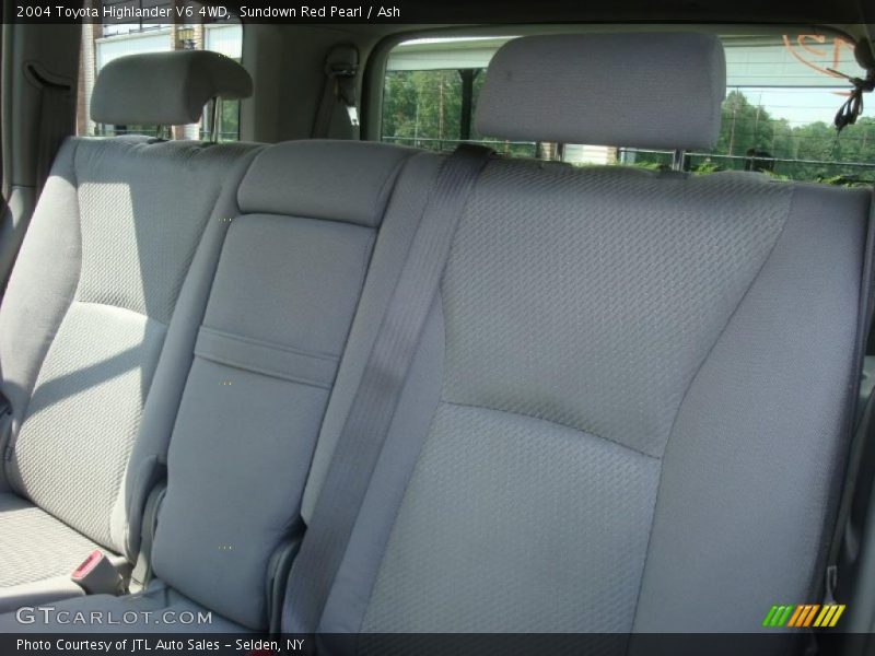 Sundown Red Pearl / Ash 2004 Toyota Highlander V6 4WD