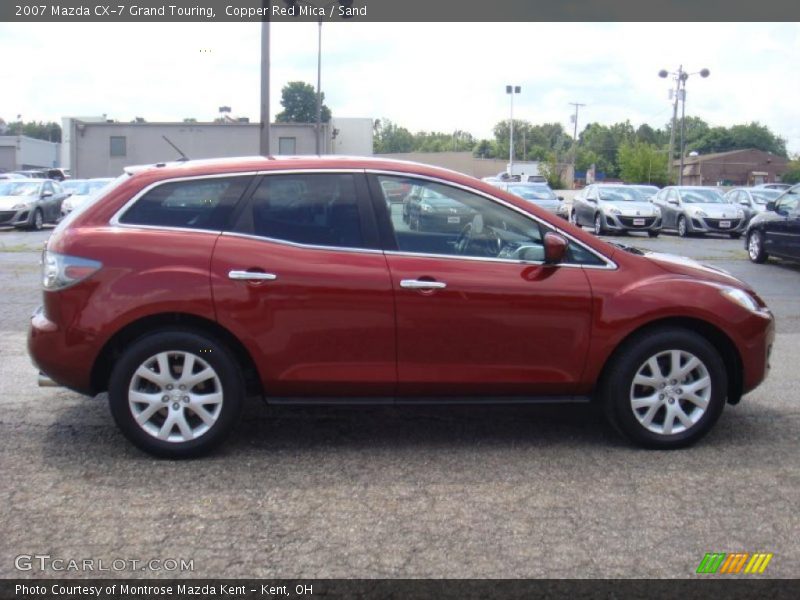 Copper Red Mica / Sand 2007 Mazda CX-7 Grand Touring
