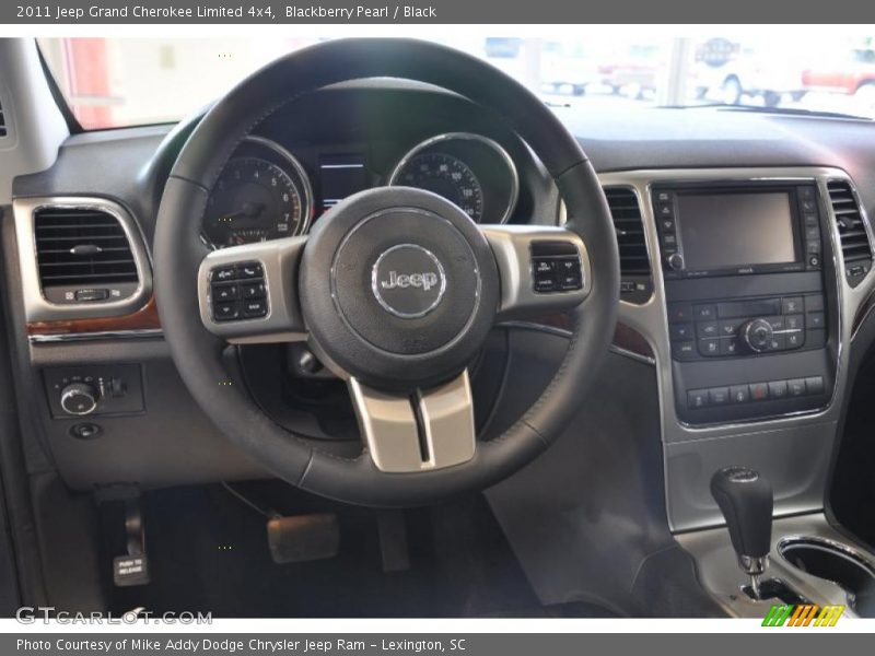 Blackberry Pearl / Black 2011 Jeep Grand Cherokee Limited 4x4