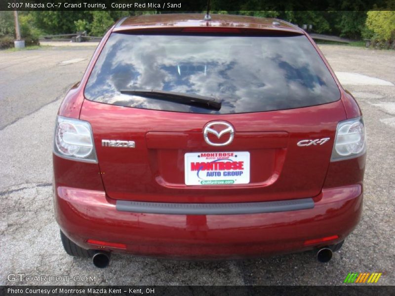 Copper Red Mica / Sand 2007 Mazda CX-7 Grand Touring