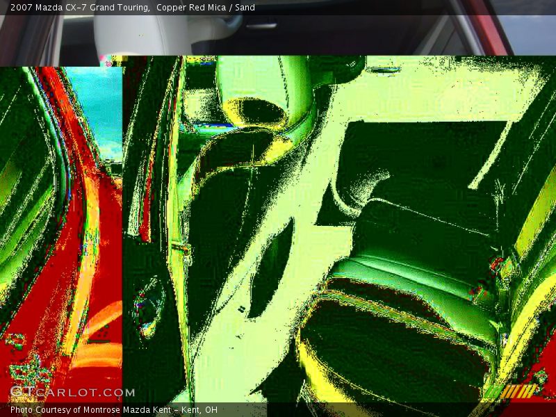 Copper Red Mica / Sand 2007 Mazda CX-7 Grand Touring