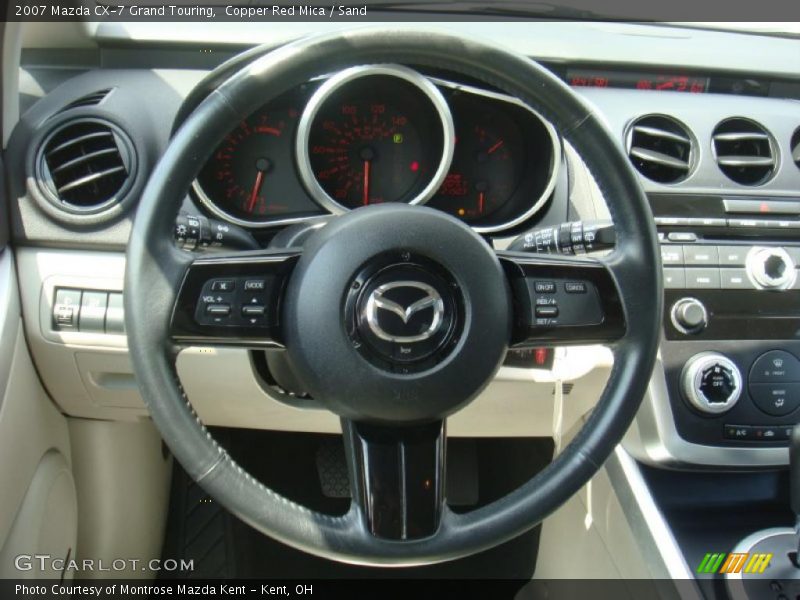 Copper Red Mica / Sand 2007 Mazda CX-7 Grand Touring