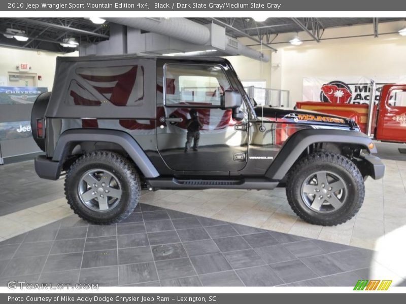 Black / Dark Slate Gray/Medium Slate Gray 2010 Jeep Wrangler Sport Mountain Edition 4x4