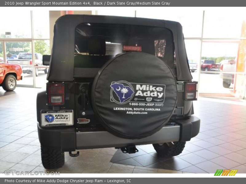 Black / Dark Slate Gray/Medium Slate Gray 2010 Jeep Wrangler Sport Mountain Edition 4x4