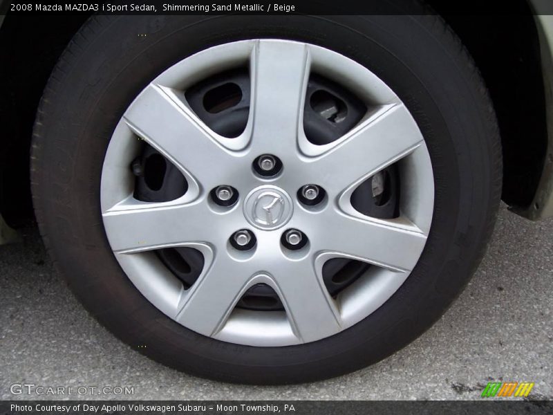 Shimmering Sand Metallic / Beige 2008 Mazda MAZDA3 i Sport Sedan