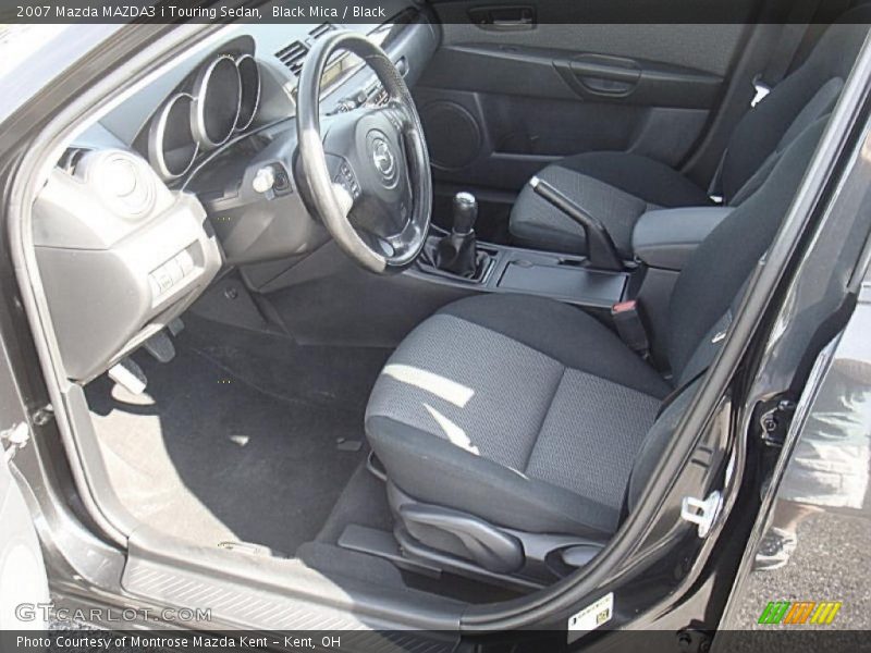 Black Mica / Black 2007 Mazda MAZDA3 i Touring Sedan