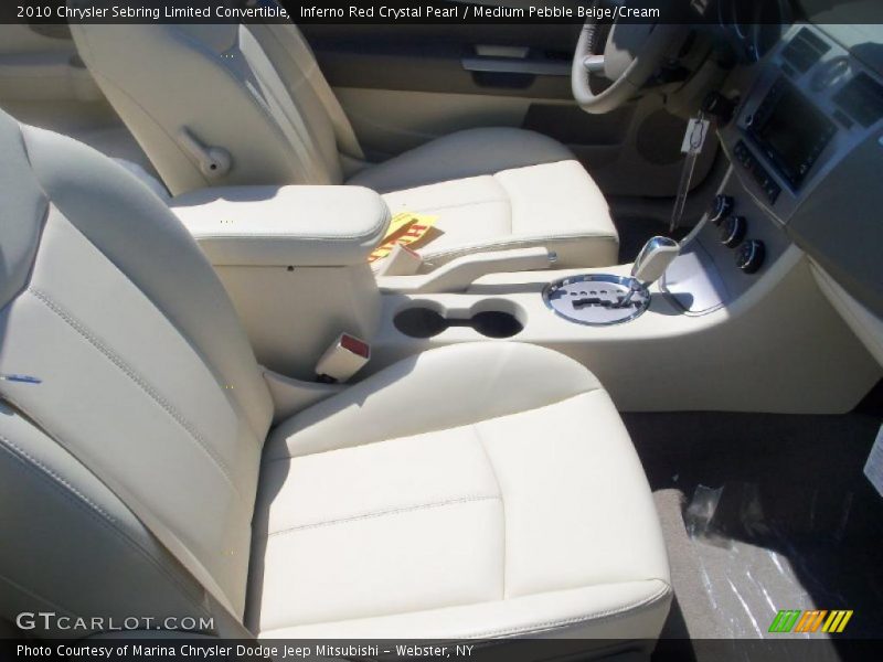 Inferno Red Crystal Pearl / Medium Pebble Beige/Cream 2010 Chrysler Sebring Limited Convertible