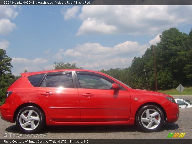 Velocity Red / Black/Red 2004 Mazda MAZDA3 s Hatchback