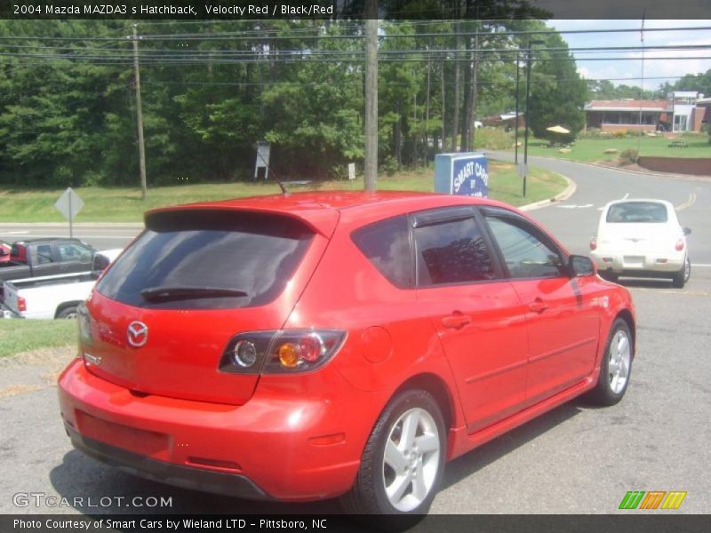 Velocity Red / Black/Red 2004 Mazda MAZDA3 s Hatchback