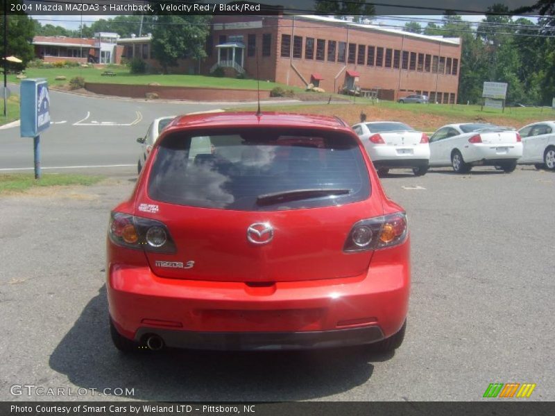 Velocity Red / Black/Red 2004 Mazda MAZDA3 s Hatchback