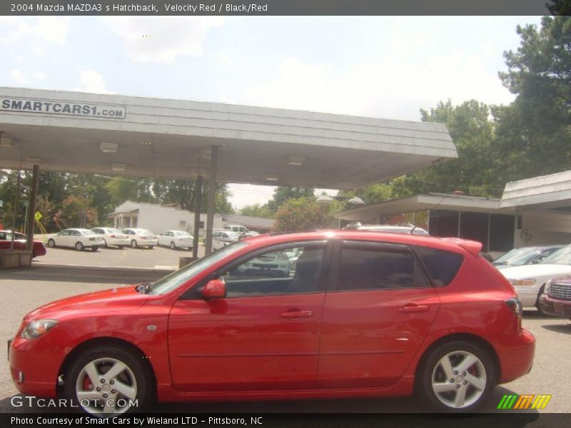 Velocity Red / Black/Red 2004 Mazda MAZDA3 s Hatchback