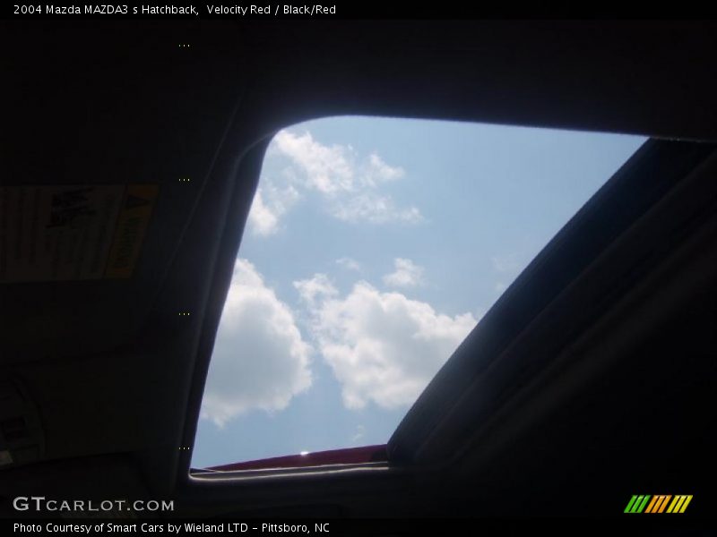 Velocity Red / Black/Red 2004 Mazda MAZDA3 s Hatchback