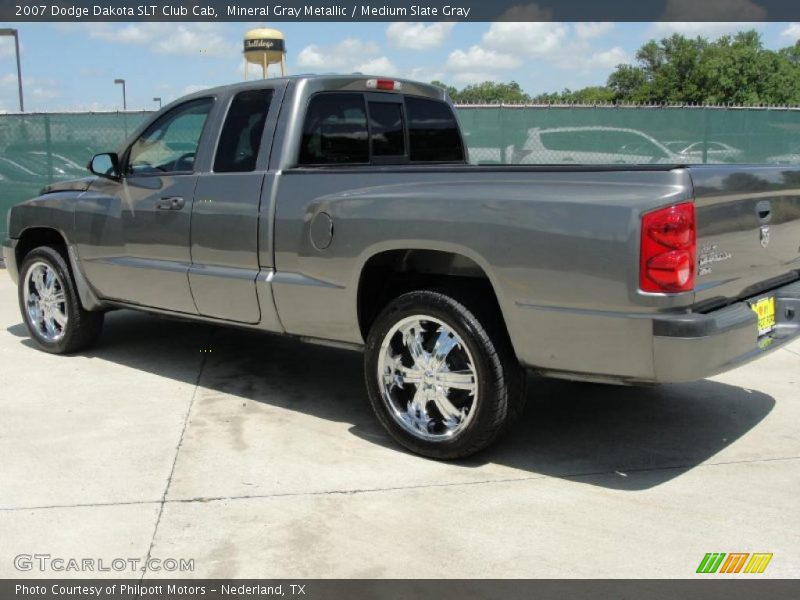 Mineral Gray Metallic / Medium Slate Gray 2007 Dodge Dakota SLT Club Cab