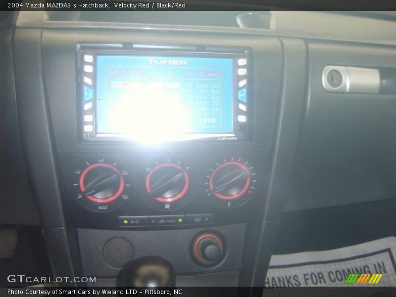 Velocity Red / Black/Red 2004 Mazda MAZDA3 s Hatchback