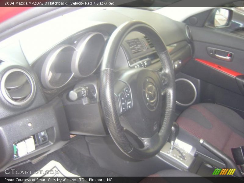 Velocity Red / Black/Red 2004 Mazda MAZDA3 s Hatchback