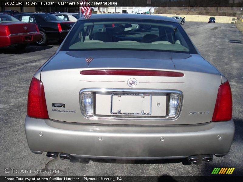 Cashmere Metallic / Neutral Shale 2002 Cadillac DeVille Sedan