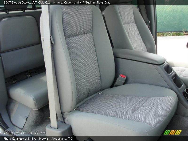 Mineral Gray Metallic / Medium Slate Gray 2007 Dodge Dakota SLT Club Cab