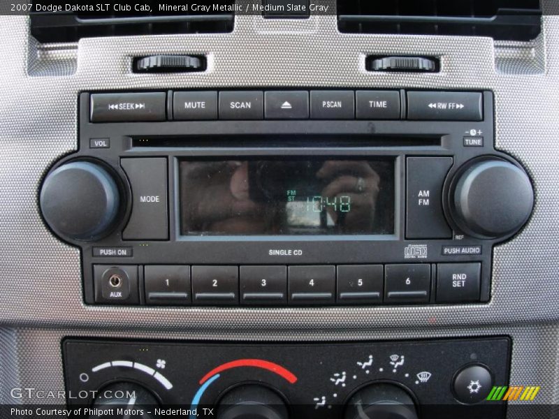 Mineral Gray Metallic / Medium Slate Gray 2007 Dodge Dakota SLT Club Cab