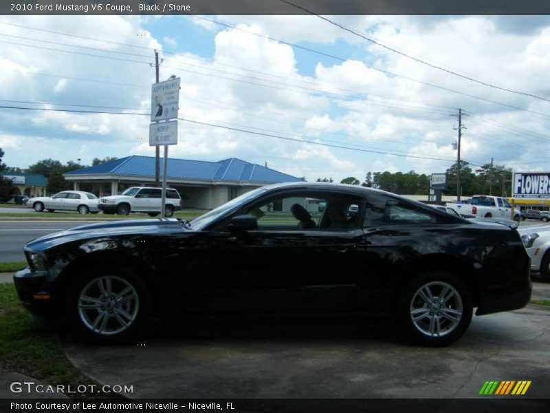 Black / Stone 2010 Ford Mustang V6 Coupe