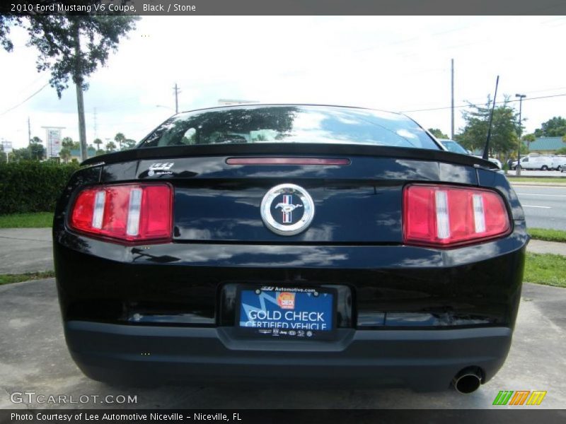 Black / Stone 2010 Ford Mustang V6 Coupe