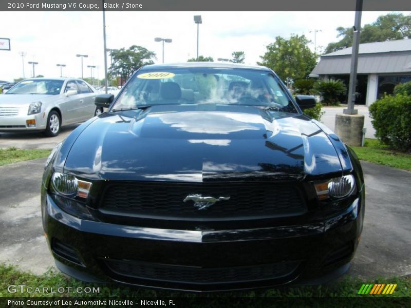 Black / Stone 2010 Ford Mustang V6 Coupe