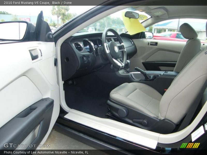 Black / Stone 2010 Ford Mustang V6 Coupe