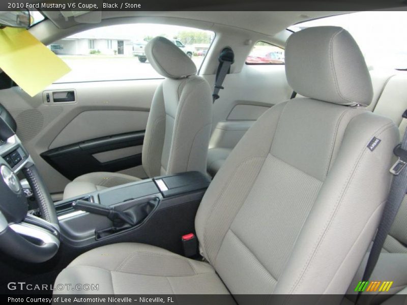 Black / Stone 2010 Ford Mustang V6 Coupe