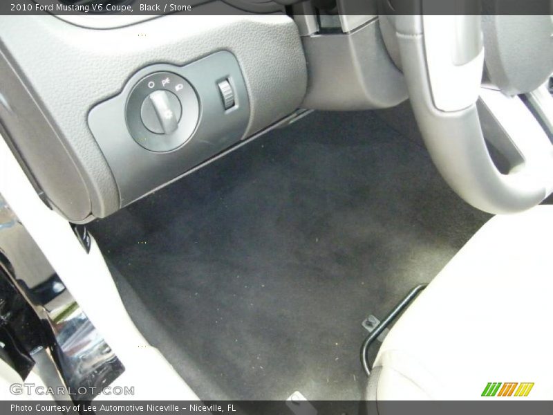 Black / Stone 2010 Ford Mustang V6 Coupe