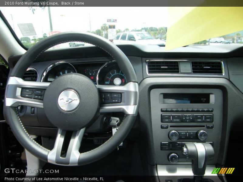 Black / Stone 2010 Ford Mustang V6 Coupe