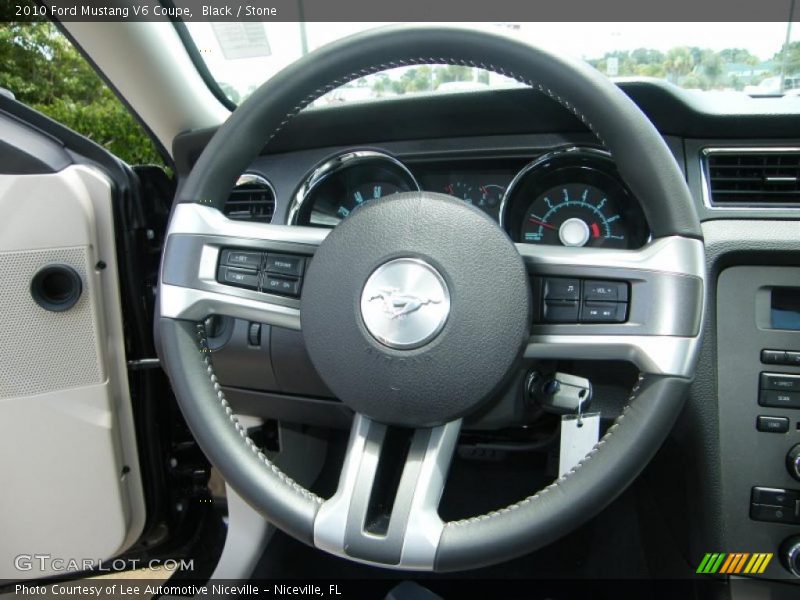 Black / Stone 2010 Ford Mustang V6 Coupe