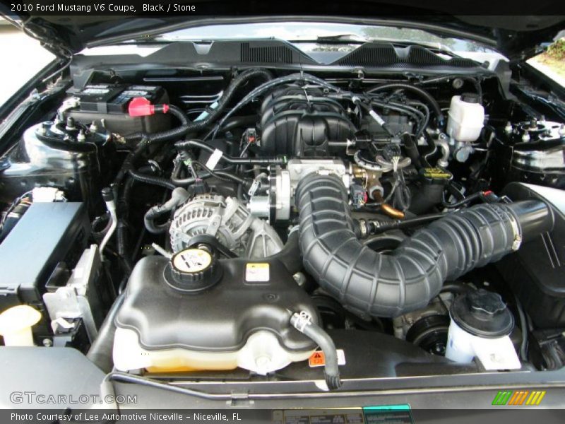 Black / Stone 2010 Ford Mustang V6 Coupe