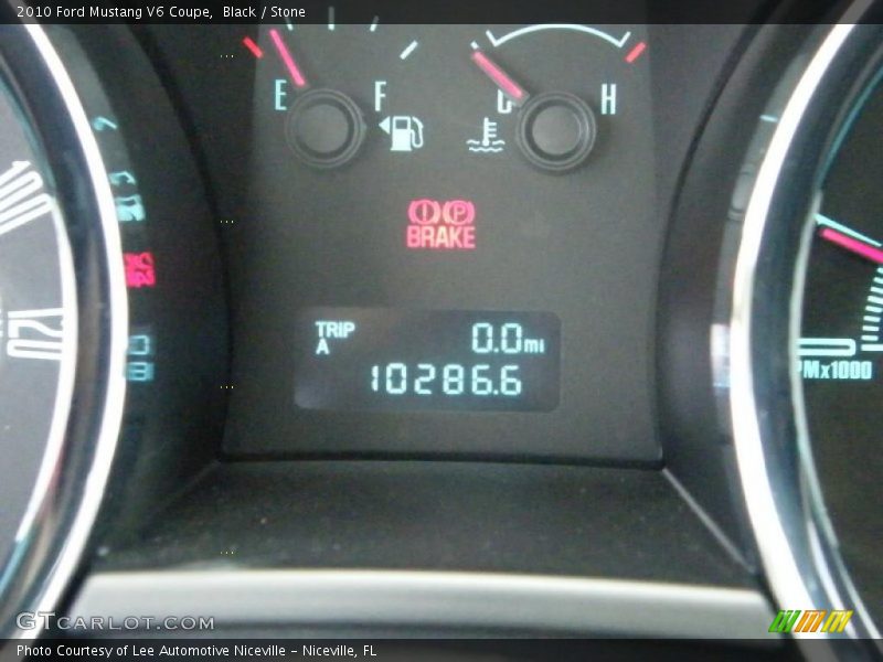 Black / Stone 2010 Ford Mustang V6 Coupe
