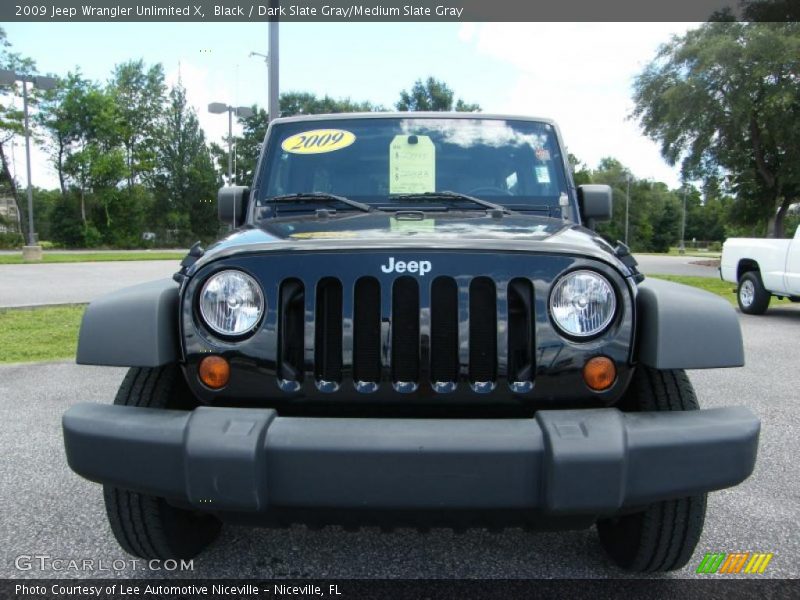 Black / Dark Slate Gray/Medium Slate Gray 2009 Jeep Wrangler Unlimited X