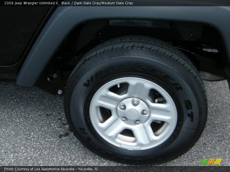 Black / Dark Slate Gray/Medium Slate Gray 2009 Jeep Wrangler Unlimited X