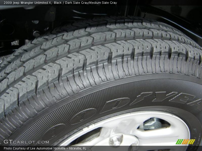 Black / Dark Slate Gray/Medium Slate Gray 2009 Jeep Wrangler Unlimited X