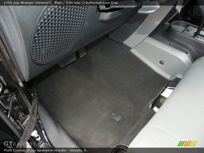 Black / Dark Slate Gray/Medium Slate Gray 2009 Jeep Wrangler Unlimited X
