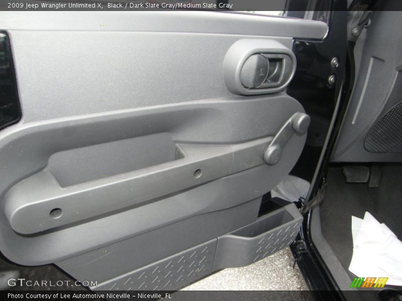 Black / Dark Slate Gray/Medium Slate Gray 2009 Jeep Wrangler Unlimited X