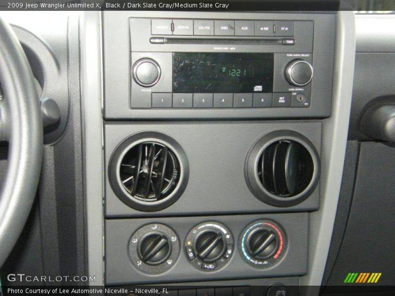 Black / Dark Slate Gray/Medium Slate Gray 2009 Jeep Wrangler Unlimited X