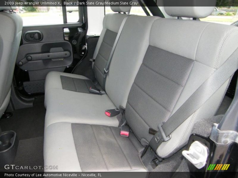 Black / Dark Slate Gray/Medium Slate Gray 2009 Jeep Wrangler Unlimited X