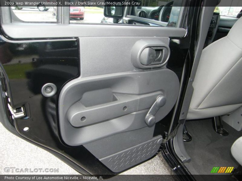 Black / Dark Slate Gray/Medium Slate Gray 2009 Jeep Wrangler Unlimited X