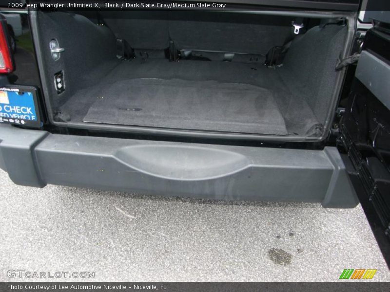 Black / Dark Slate Gray/Medium Slate Gray 2009 Jeep Wrangler Unlimited X
